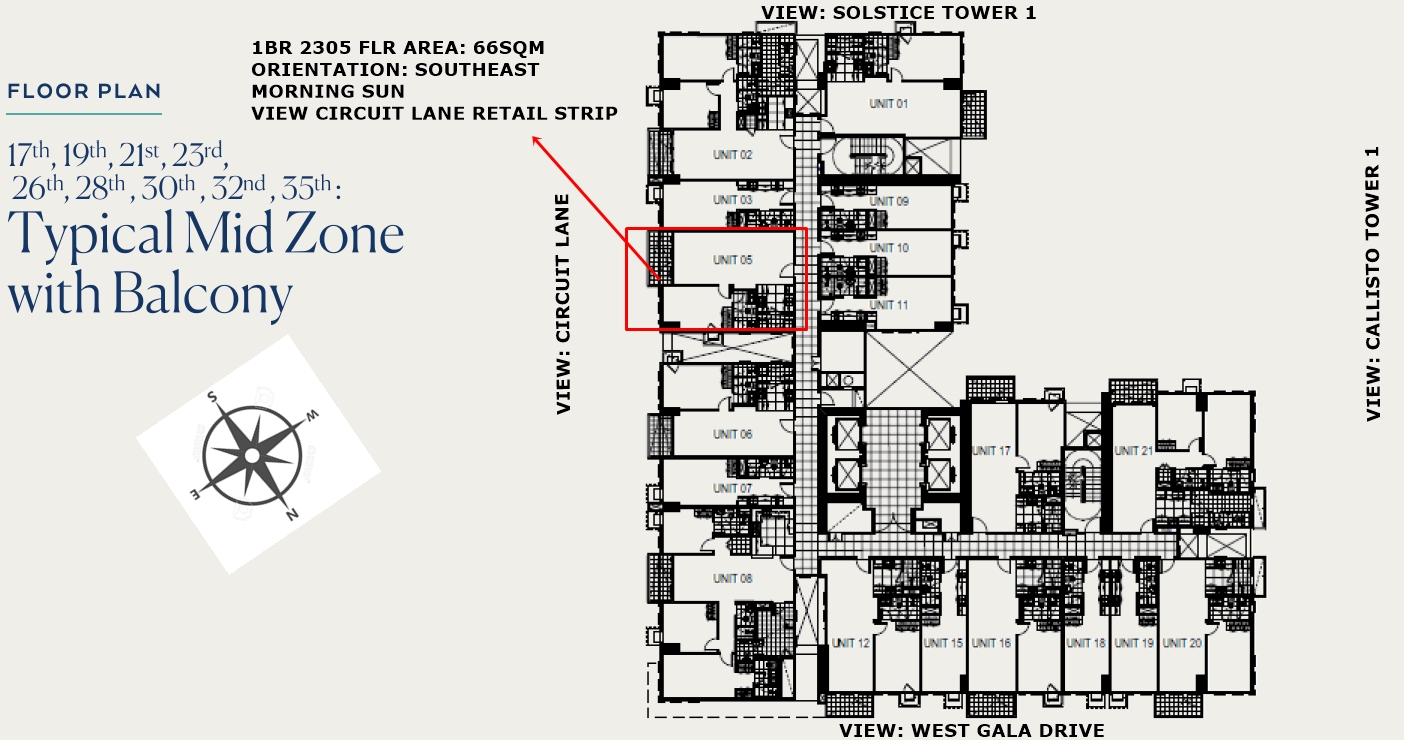 Condo for Sale in Circuit Makati Callisto Tower 2 Time